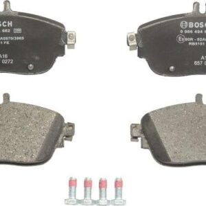 BOSCH 0 986 494 662 - Bremsbelagsatz, Scheibenbremse (Nachtexpress)