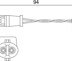 BOSCH 1 987 474 553 - Warnkontakt, Bremsbelagverschleiß (Nachtexpress)