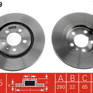 TRW DF2619 - Bremsscheibe (Nachtexpress)