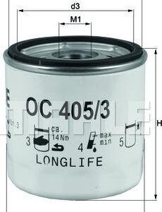KNECHT OC 405/3 - Ölfilter (Nachtexpress)