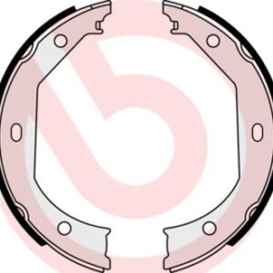 Brembo S 06 509 - Bremsbackensatz, Feststellbremse (Nacht)