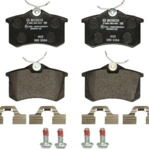 BOSCH 0 986 494 621 - Bremsbelagsatz, Scheibenbremse (Nacht)