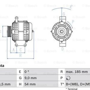 BOSCH 0 986 048 781 - Generator (Nacht)