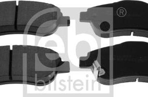 FEBI Bilstein 16806 - Bremsbelagsatz, Scheibenbremse (Nacht)