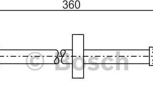 BOSCH 1 987 481 017 - Bremsschlauch (Nacht)