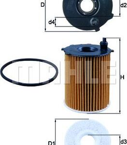 KNECHT OX 171/2D - Ölfilter (Nacht)