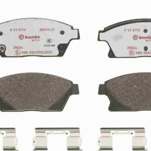 Brembo P 59 077X - Bremsbelagsatz, Scheibenbremse (Nacht)