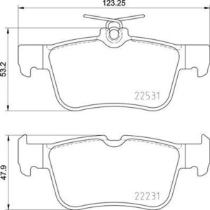 Brembo P 24 175 - Bremsbelagsatz, Scheibenbremse (Nacht)
