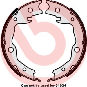 Brembo S 56 545 - Bremsbackensatz, Feststellbremse (Nacht)