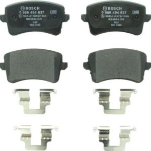 BOSCH 0 986 494 637 - Bremsbelagsatz, Scheibenbremse (Nacht)
