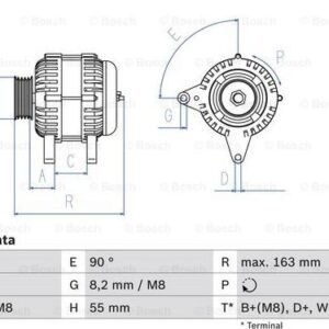 BOSCH 0 986 038 390 - Generator (Nacht)