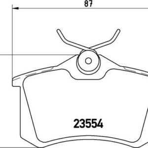 Brembo P 68 024 - Bremsbelagsatz, Scheibenbremse (Nacht)