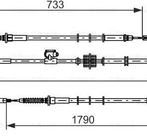 BOSCH 1 987 482 803 - Seilzug, Feststellbremse (Nacht)