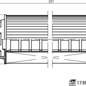FEBI Bilstein 173829 - Ölfilter (Nacht)