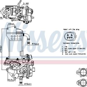 NISSENS 98325 - AGR-Modul (Nacht)